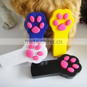 Winod Cat Paw Shape Laser Beam WIN-1923 Black Paw Luggage Blister Packing Laser Pointer on off Switch photo-5
