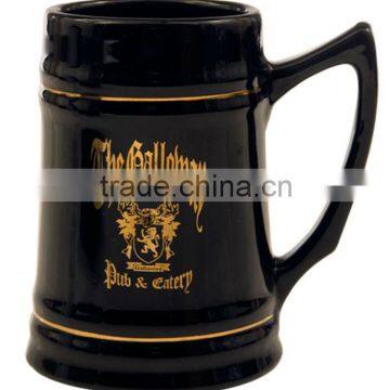 black ceramic wholesales beer stein