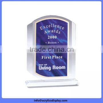 Bottom price Best Selling clear acrylic trophy blanks