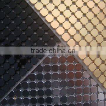 45x150cm size 3mm aluminium trimming sheet for garment accessory,well polished full colors aluminium mesh hotfix with glue