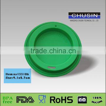 Colourful Silicone Coffee Cup Mug Covers Lids Best Selling photo-3