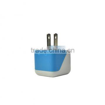 Eu And Usa Plug Colorful Mobile Phone 5v 2.1a Dual Usb Wall Charger