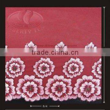 Lurex embroidery lace