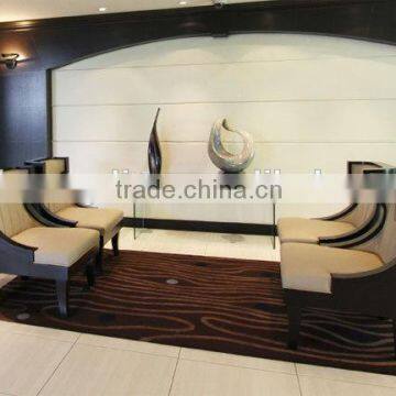 Elegant and fashion cruve lobby hotel chair YB70107