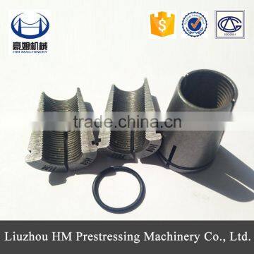 Prestressed working anchorage wedges open grip                        
                                                Quality Choice