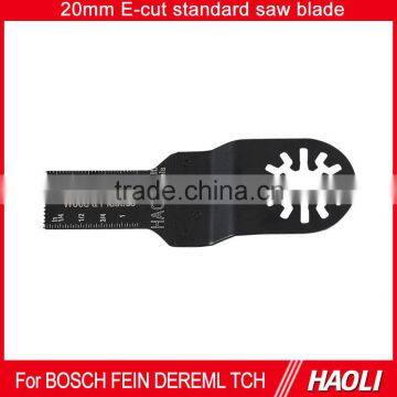 20mm E-cut standard oscillating tool saw blade for fast cutting wood,plastic