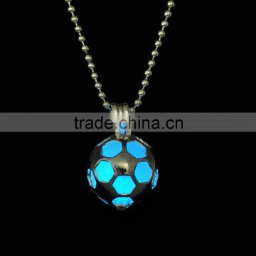 Mini Order New Piercing luminous stone Pendant Necklace Couple Love Long Chain Necklace Pendant Gifts
