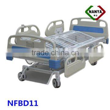 NFBD11 Electric hospital bed, five function ABS bed,Hospital bed with potty-hole