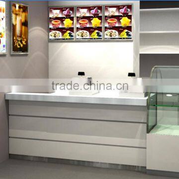 shop counter design for ice cream store