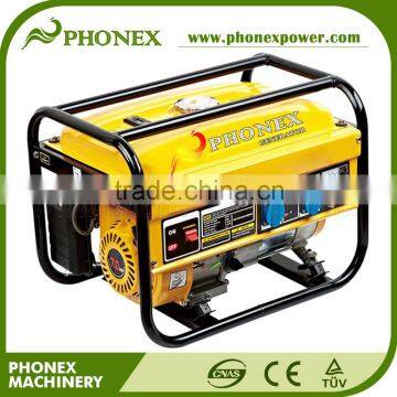 China PHONEX Power Petrol Generator 3kW 7hp Gasoline Generator
