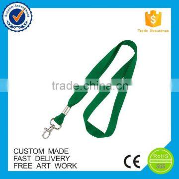 custom no minimum military green Woven custom logo lanyard