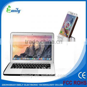 3 Coils Qi Wireless Charger Charging Pad Wood Wireless Charger For Mobile Phone photo-4