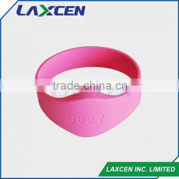 Customized Logo Printed Silicone RFID Wristband