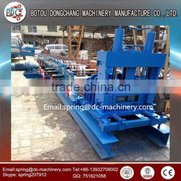 High speed frame supported C channel steel roll forming machine