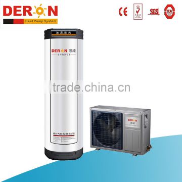 Deron household split type r410a air source heat pump water heater