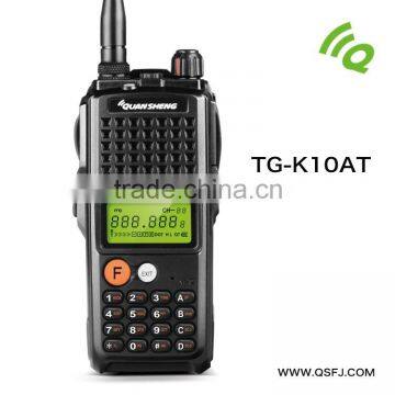 10Watts Long distance walkie talkie with FCC approval, 4000mAh high capacity batterypack