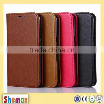 High quality sheepskin texture flip wallet case cover for samsung galaxy note 7