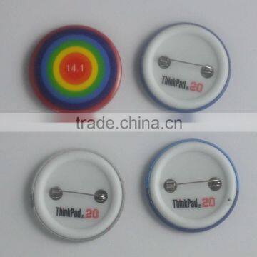 OEM Factory plastic button badge, guangzhou pin badge