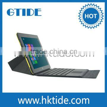 alibaba express protable tablet pc special pogo pin docking keyboard with leather case touchpad for win 8/windows