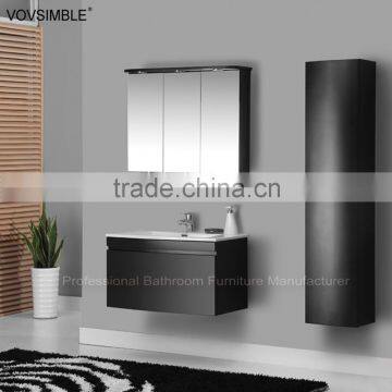 2016 Modern furniture wall mounted MDF bathroom cabinet