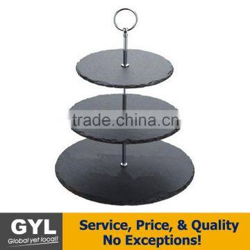 multi-lier flagstone cake display stand round/square display stand for wedding cake birthday cake display rack