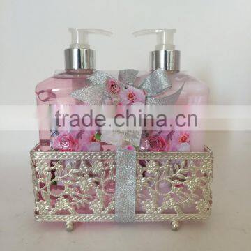 Christmas Gift Bath Set With Rose Scents