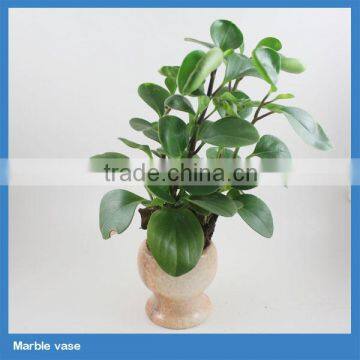 yellow anitque outdoor cheap handmade white marble plant vase