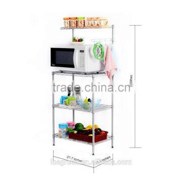 Kitchen Microwave Oven Rack With Shelves photo-2