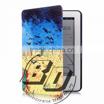Fashionable Popular Painting Gallery Mutipatterns Cover Case For New Kindle 2014/kindle6/kindle Touch Tablet Case photo-5