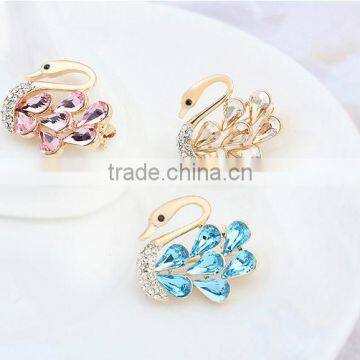 Fashion Decorative Animal Safty Pins Swan Brooches photo-6