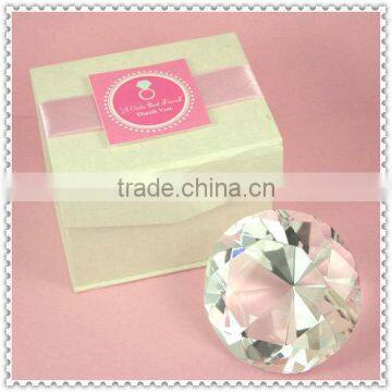 Clear Blank Crystal Diamond Gifts For Wedding Guests
