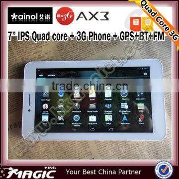 2014 newest 7inch smart tablet android 4.2 jelly bean Ainol AX3 3G