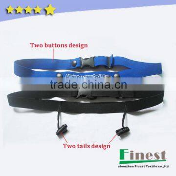 Custom Triathlon Race Number Belt with two buttons design