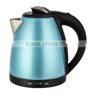 Hot Sale in Saudi Arabia Market 1.8LInstant Heat Color Coating Stainless Steel Electric Water kettle Chinese Supplier in 