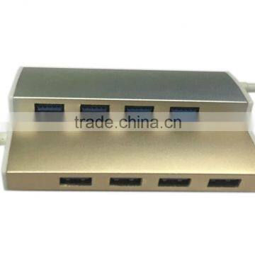 Prenium High-speed Aluminum 4 Port Usb 3.0 Hub From Usb Hub Suppliers With USB 3.0 Cable photo-2