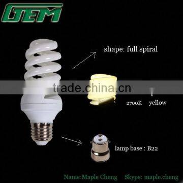 15W Spiral Energy Saving Light, Full Energy Saving Lamp