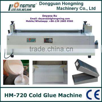 HM-720 Cold Glue Coating Machine for Paper Rigid Boxes