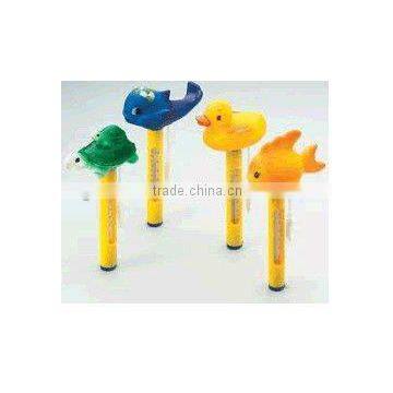 four animal floating bath thermometer