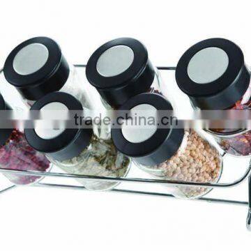 SINOGLASS Jars Spice Rack Set