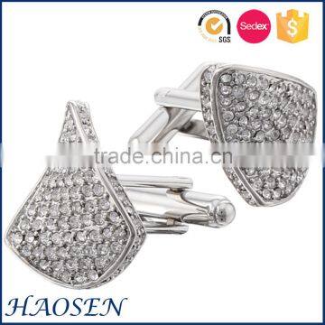 2015 New Arrival Rose Gold Plated Jewelry Crystal Cufflinks photo-4