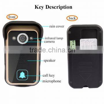 WiFi Wireless Video Door Phone Smart Home Wifi Peephole Camera PIR IR Night Vision Alarm Android IOS Smart Home photo-3