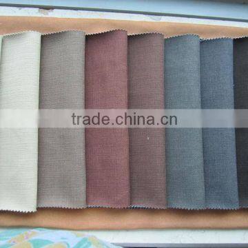 2013 Hot Sale 100% Polyester Linen Sofa Fabric photo-2