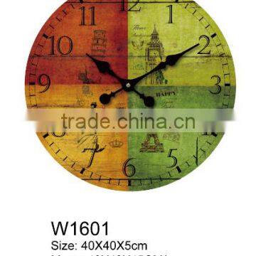 High Quality 16 Inch Printing Wood Wall Clock photo-2