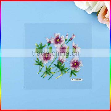 Flower Designs PVC Stickers/crystal Vinyl Stickers photo-3