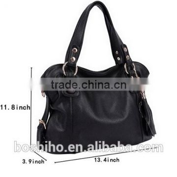 Custom Womens Stylish Leather Hobo Bags Shoulder Bag Lady Handbag photo-3