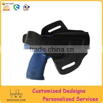 gun horizontal holster with real leather