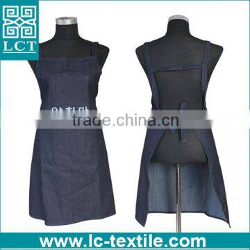 Competitive Price Oem Production custom printed cheap denim apron