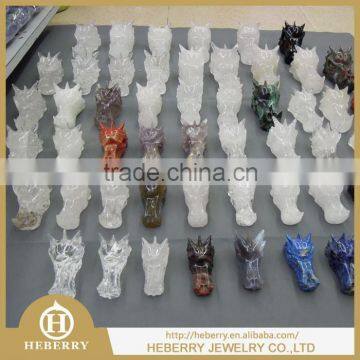 wholesale crystal dragon skull in different material and size excellent handcrafts