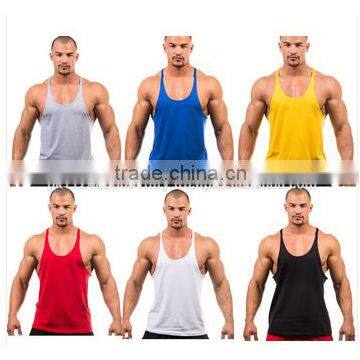 MEN'S JERSEY GYM TANK- Cotton Gym Singlet