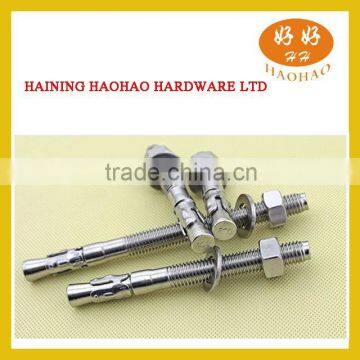 Stainless steel wedge anchors with nut and washer made in china